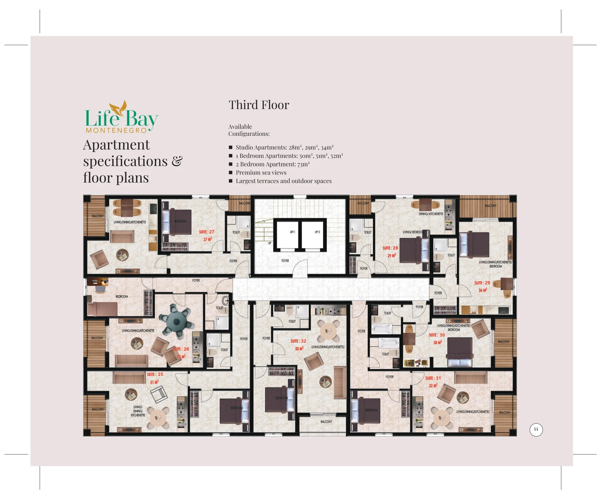 Third floor plan