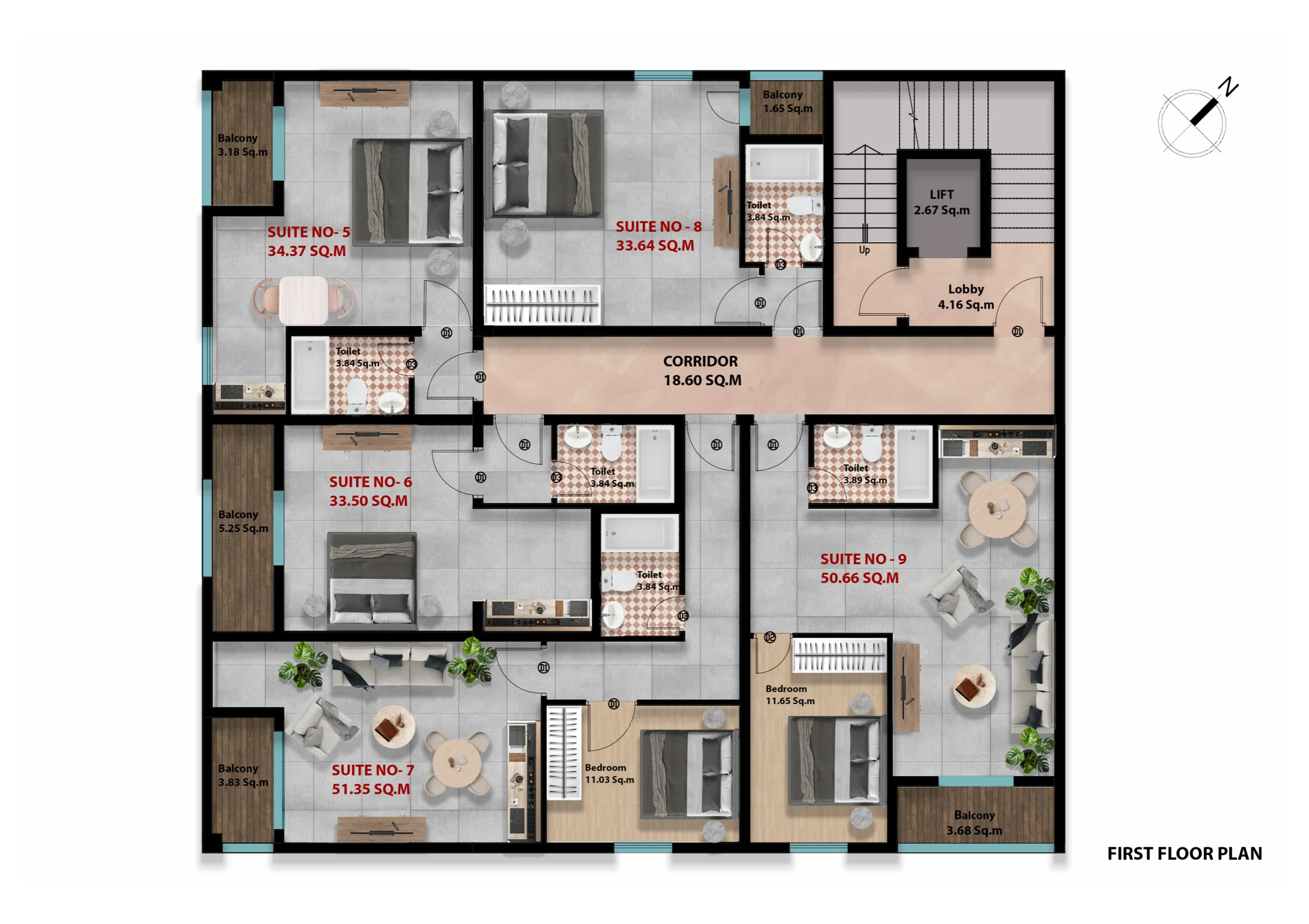 First floor · 3/5