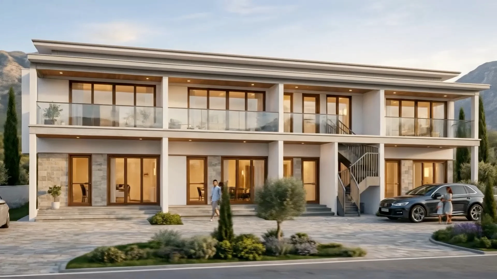 Ocean Crest, villa building